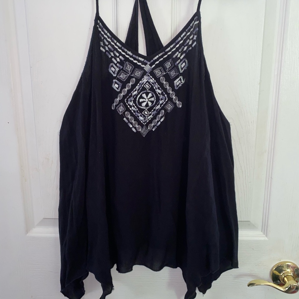 ⭐️3/$20⭐️Hollister Embroidered Racer Back Tank Top